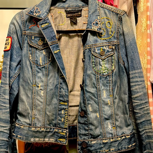 Lucky Brand Jackets & Blazers - Vintage lucky brand denim jacket